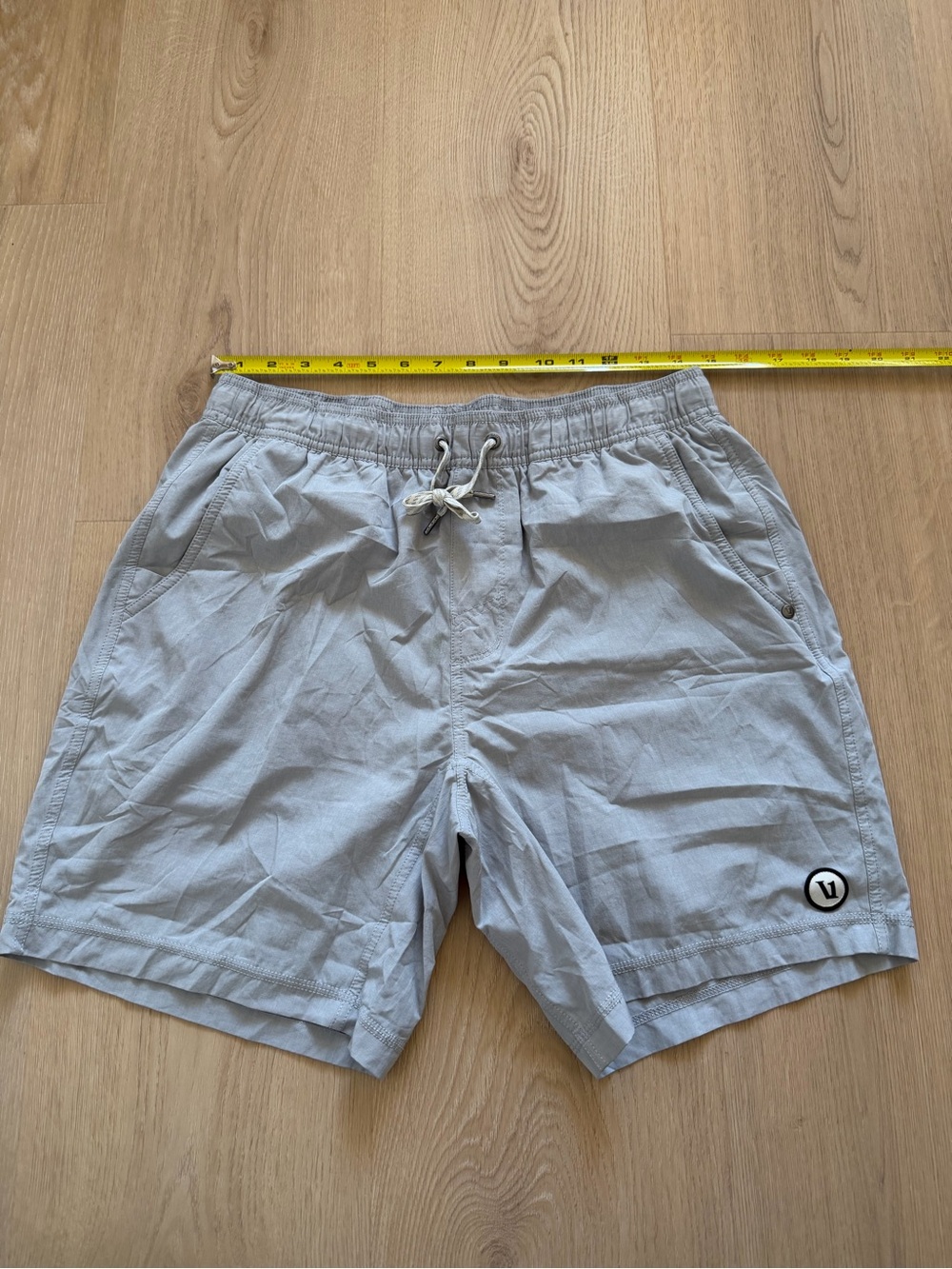 Vuori Men's Light Gray Athletic Shorts